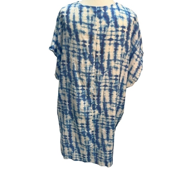 NEW Tahari Blue Tie Dye Beach/Swimsuit Cover Size M - Picture 7 of 12